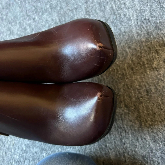 Lanvin Stiletto Brown Booties, size 7.5 - Picture 6 of 9